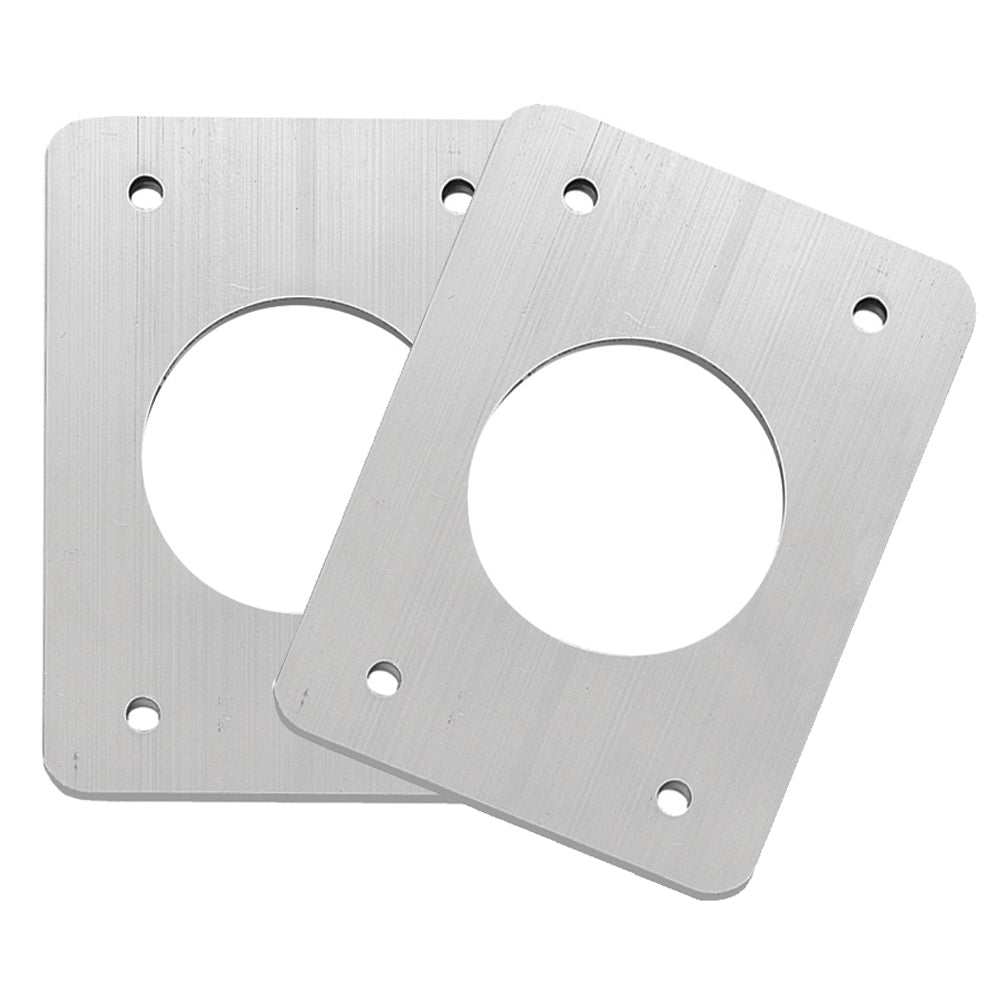 TACO Backing Plates for Grand Slam Outriggers anodized aluminum pair