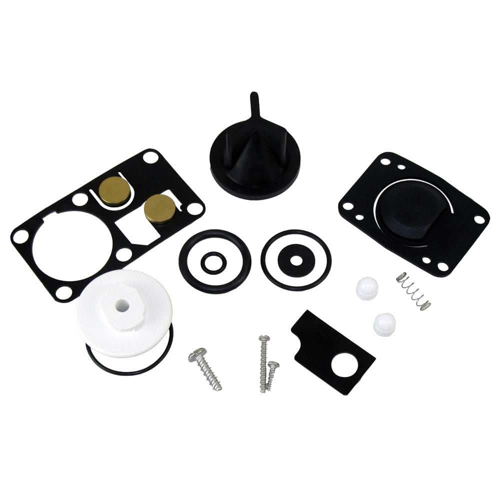 Jabsco Service Kit for Manual Toilet model 29090/29120-3000 with gaskets, seals, and screws