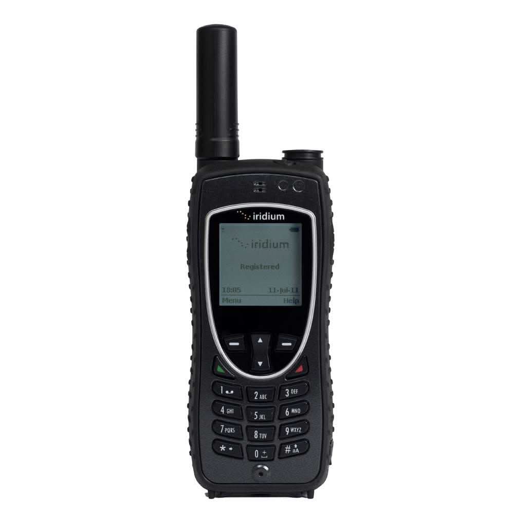 Iridium Extreme 9575 Satellite Phone rugged military-grade durable global mobile communication device with antenna and keypad