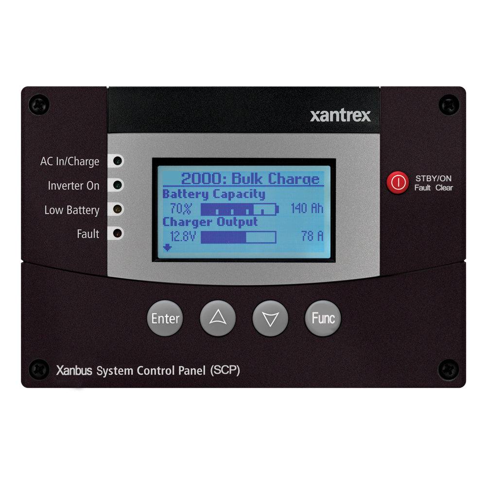 Xantrex Xanbus System Control Panel with backlit LCD and large keypad buttons for Freedom SW Inverter/Chargers control