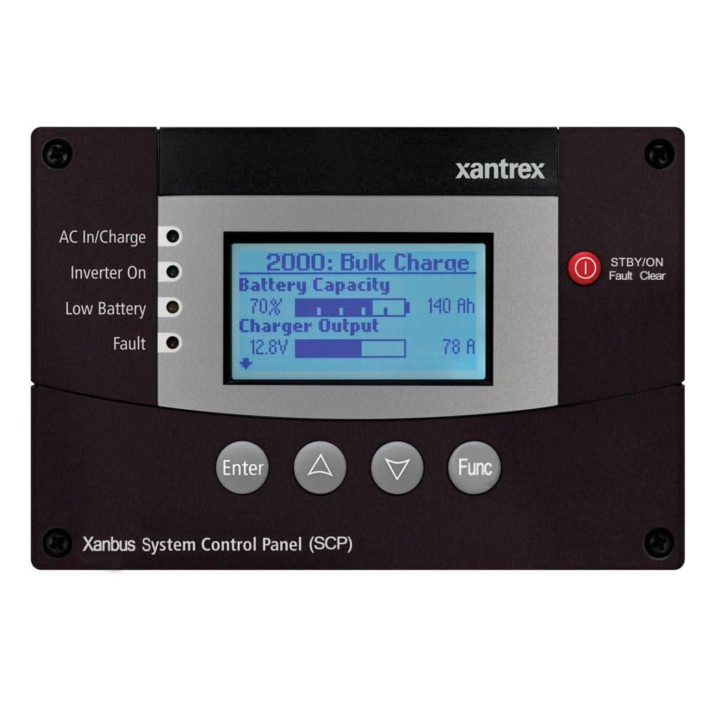 Xantrex Xanbus System Control Panel with backlit LCD for Freedom SW Inverter/Charger control