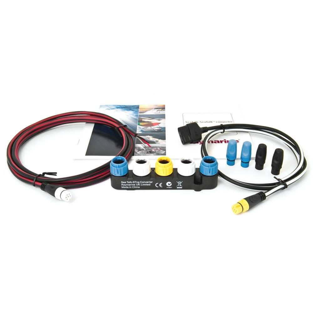 Raymarine E22158 SeaTalk 1 to SeaTalk ng converter kit with cables and terminators for marine network integration