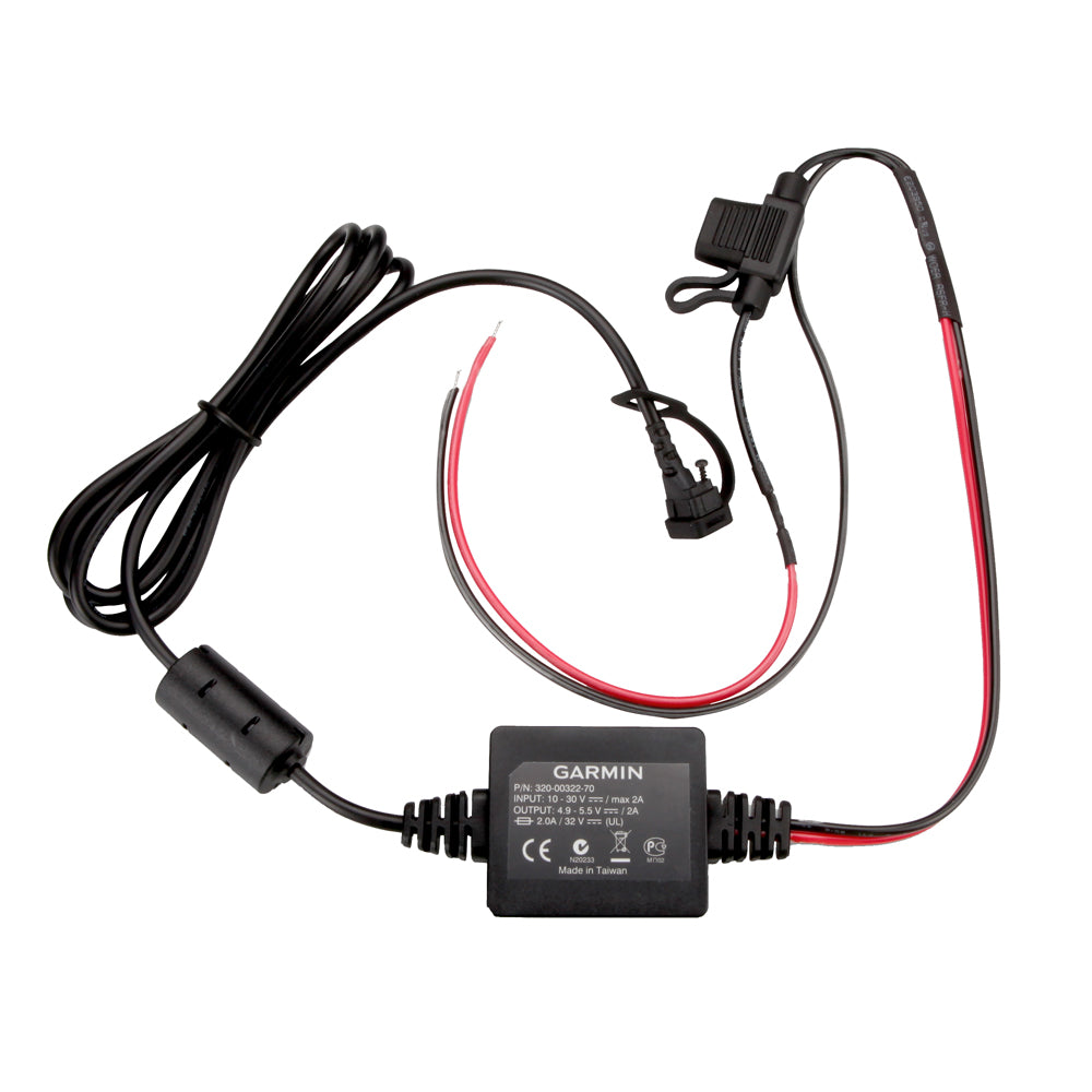 Garmin Motorcycle Power Cord f/zūmo® 350LM - 010-11843-01