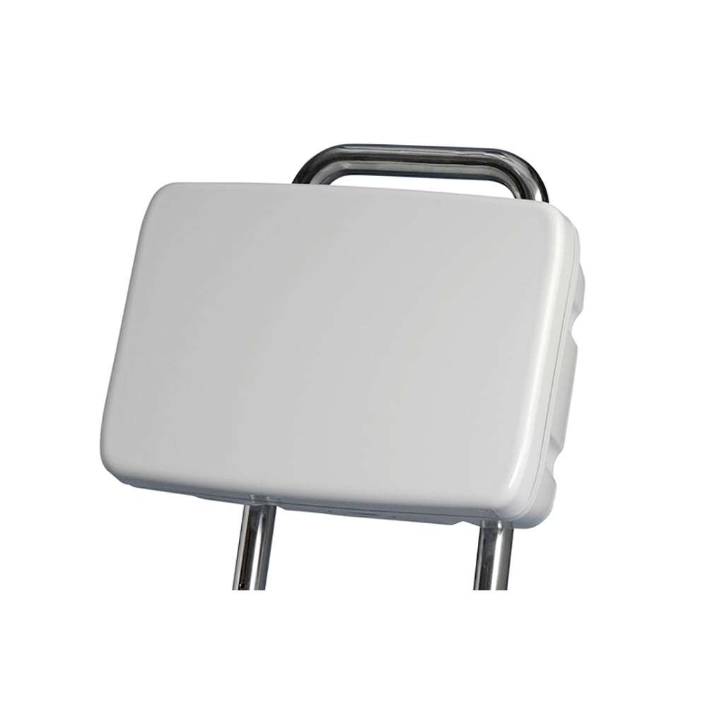 White Scanpod Slim Helm Pod for up to 12-inch displays with universal helm fixing and watertight design