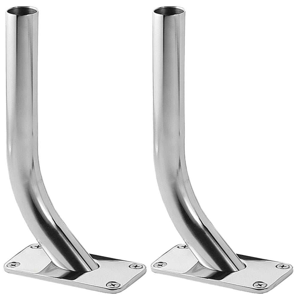 TACO Striker Bases gunnel mount stainless steel fishing pole holders set of two