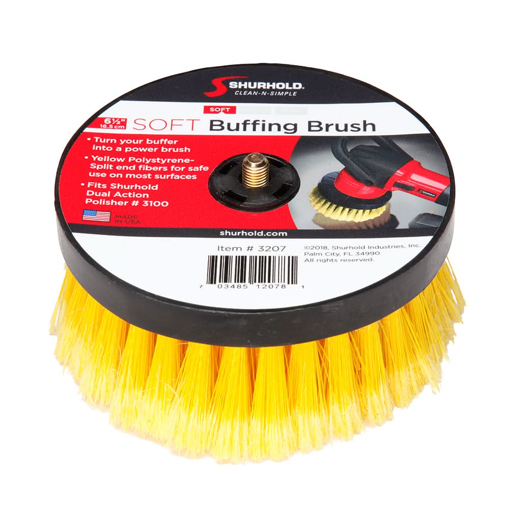 Shurhold 6-«" Soft Brush f/Dual Action Polisher - 3207
