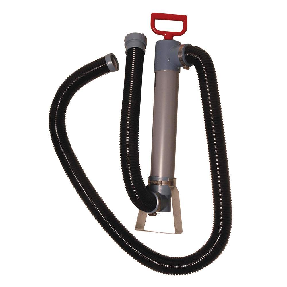 Beckson Thirsty-Mate USCG approved lifeboat and commercial vessel pump with 3-inch inlet and 10-foot outlet hose