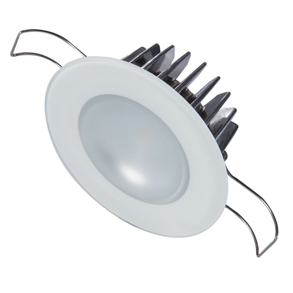 Lumitec Mirage - Flush Mount Down Light - Glass Finish - 3-Color Red/Blue Non Dimming w/White Dimming - 113198