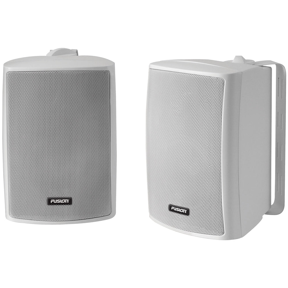 Fusion 4" Compact Marine Box Speakers - (Pair) White - MS-OS420