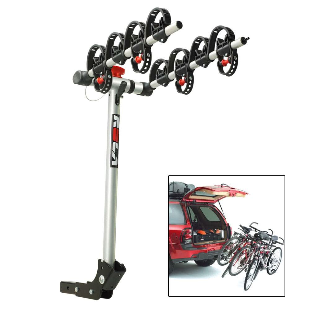 ROLA Bike Carrier 4-bike hitch mount with tilt function and security lock