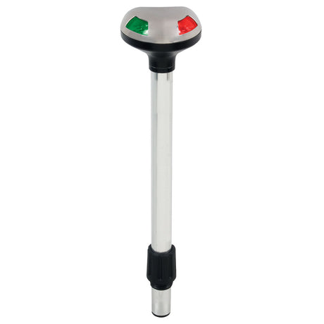 Perko Stealth Series LED Bi-Color 12" Pole Light - Small Threaded Collar - 2 Mile - 1619DP2BLK