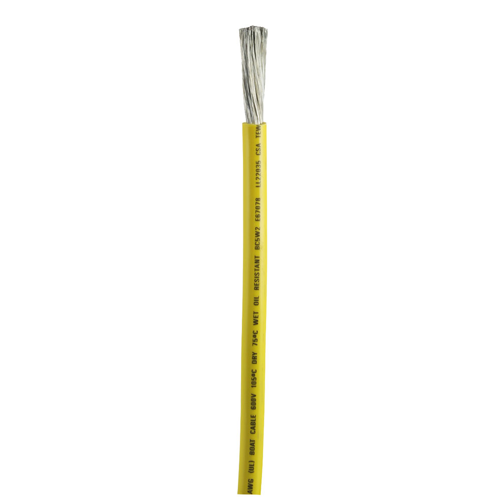 Ancor Yellow 2 AWG Battery Cable - Sold By The Foot - 1149-FT - 1149-FT