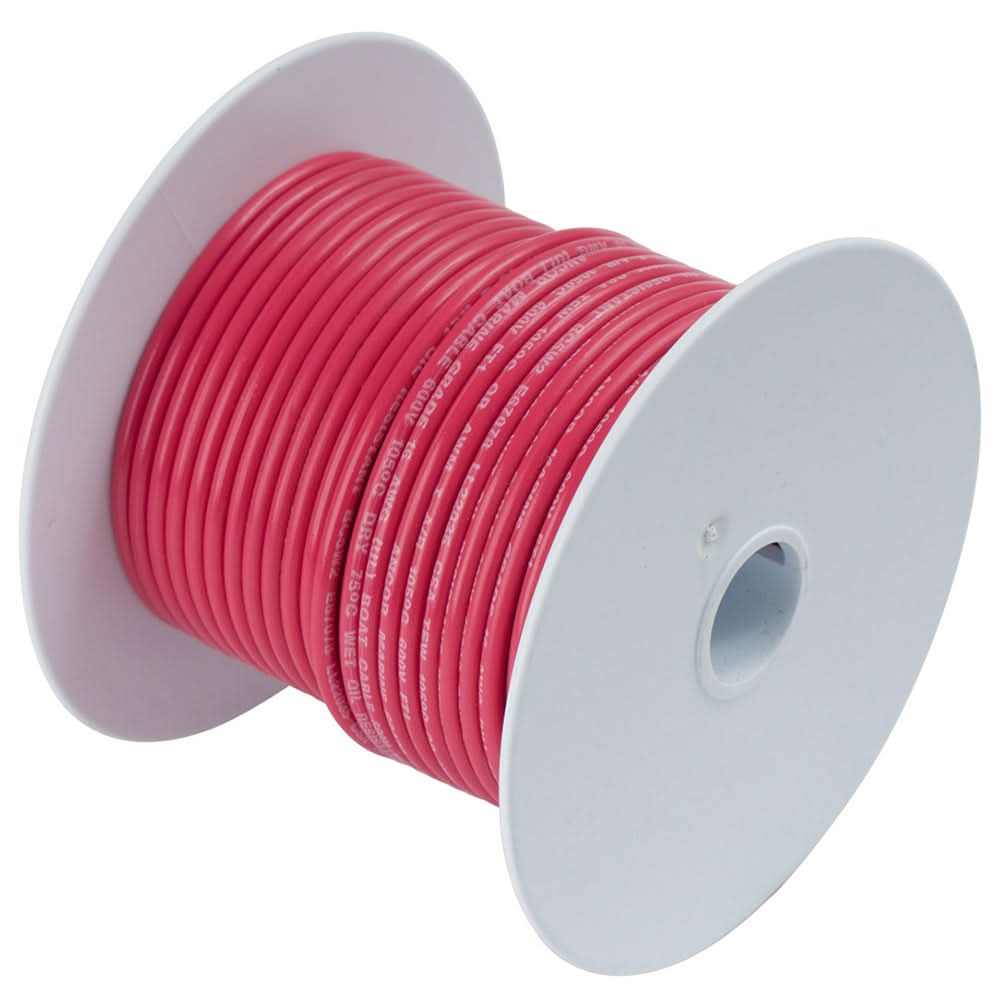 Ancor Red 6 AWG battery cable spool 100 feet marine grade wire corrosion resistant