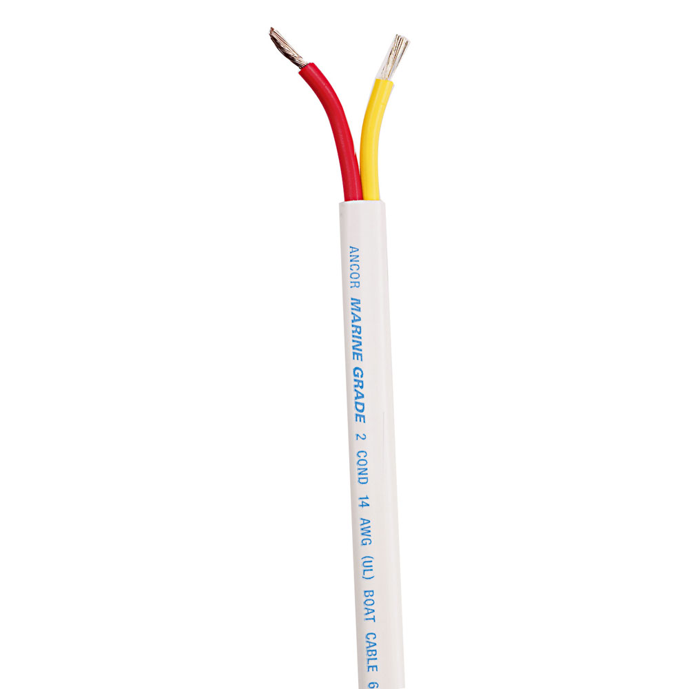 Ancor Safety Duplex Cable - 16/2 - 2x1mm² - Red/Yellow - Sold By The Foot - 1247-FT - 1247-FT