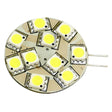 Lunasea G4 12 LED Side Pin Light Bulb - 12VAC or 10-30VDC 2with 140 Lumens - Warm White - LLB-21TW-21-00