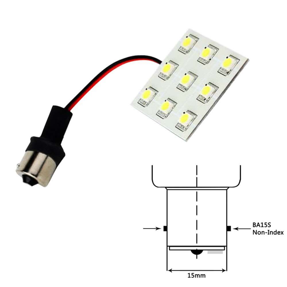 Lunasea Bayonet 9 LED Bulb BA15S warm white 149 lumens low energy long life