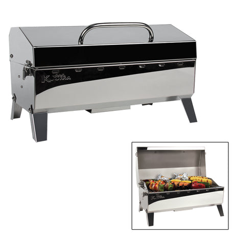 Kuuma Stow N' Go 160 Gas Grill - 13,000BTU with Regulator, Thermometer and Igniter - 58131