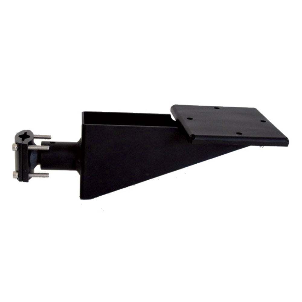 Kuuma Universal Rail Grill Mount for vertical and horizontal mounting on round or square rails, supports 25lbs