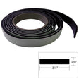 TACO Hatch Tape 8'L x ⅛"H x ¾"W - Black - V30-0744B8-2 - V30-0744B8-2