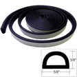 TACO Weather Seal - 10'L x ⅜"H x ⅝"W - Black - V30-0109B10-1 - V30-0109B10-1
