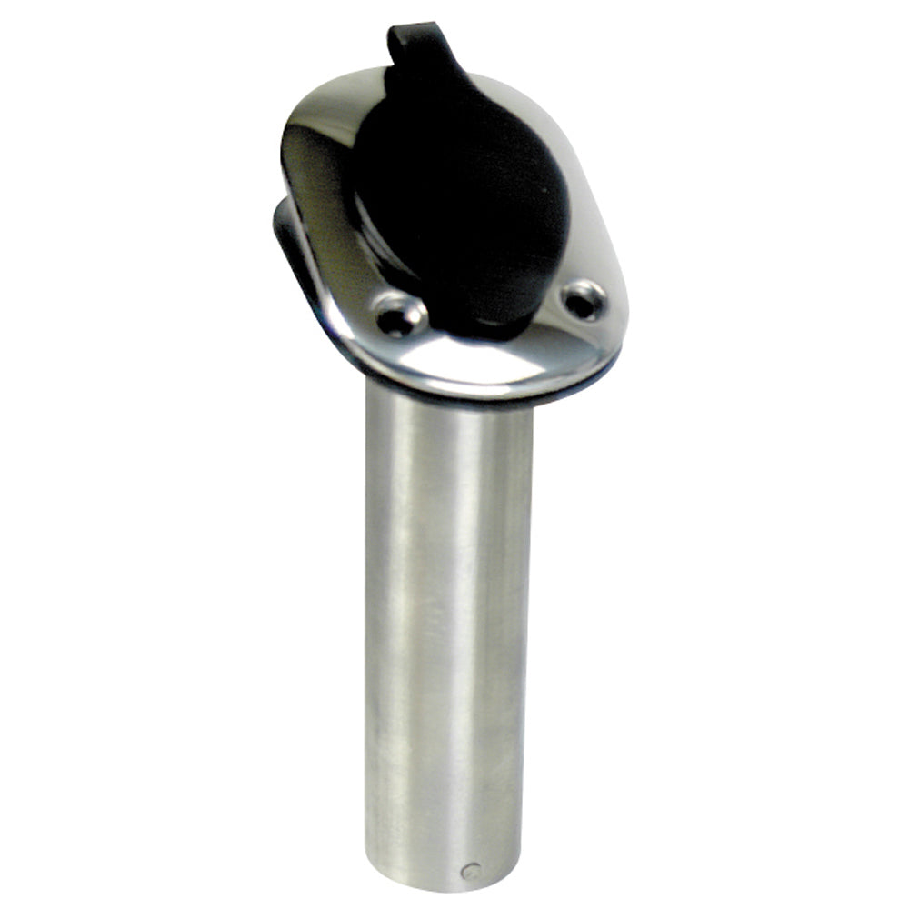 Whitecap 30° Flush Mount Rod Holder - 304 Stainless Steel - 9-1/4" - S-096B