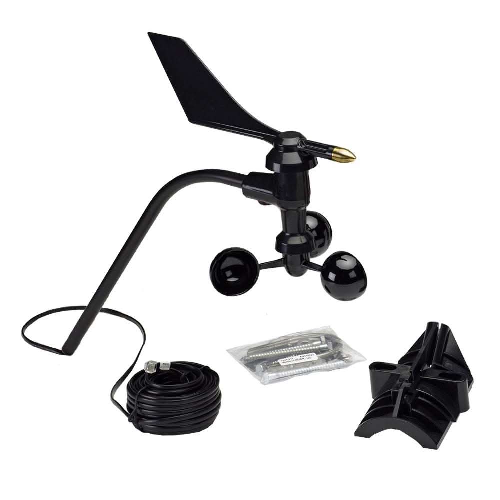 Davis Anemometer with wind speed and direction sensors for Vantage Pro2 and Vantage Pro weather stations including mounting base and 40ft cable
