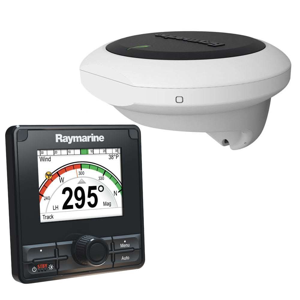 Raymarine EV-DBW Evolution autopilot system with EV sensor core and p70R control head for drive-by-wire vessels