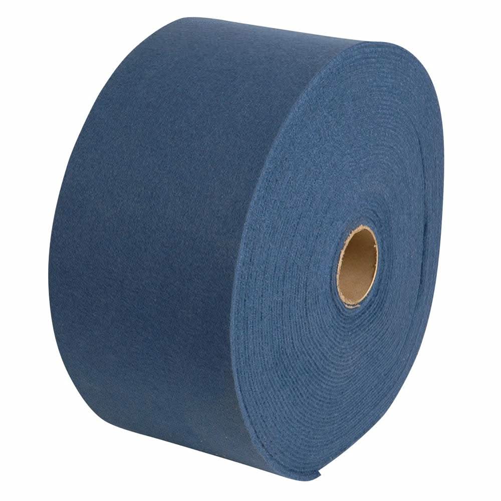 C.E. Smith blue marine-grade carpet roll 11 inch by 12 feet with durable weather-resistant polyester backing