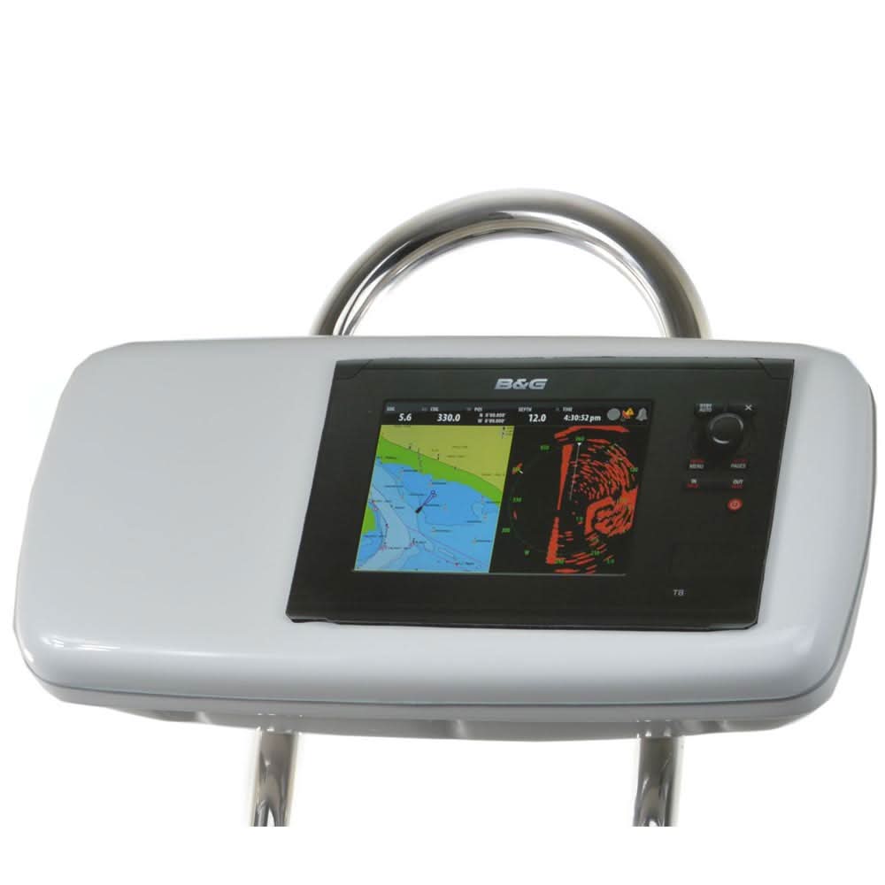 NavPod GP1040-08 SystemPod Pre-Cut for B&G Zeus Touch 8 & Simrad NSS8 Mounted In Center for 9.5" Wide Guard - GP1040-08
