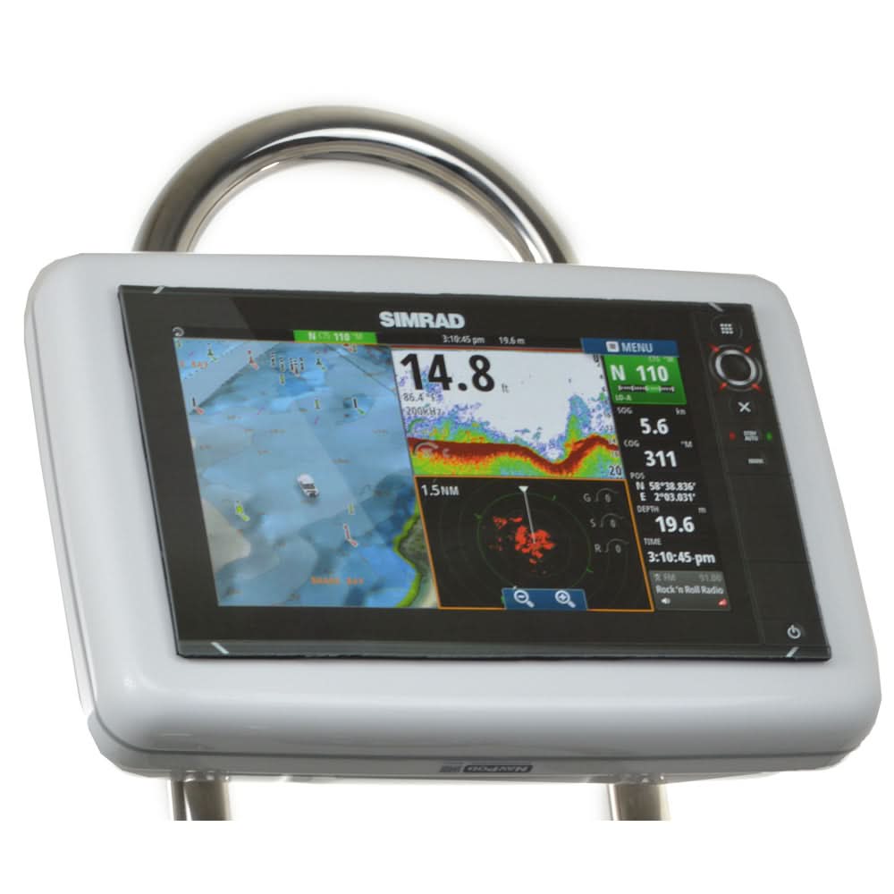 NavPod GP1202 SailPod Pre-Cut for Simrad NSS12 evo2 or B&G Zeus12 for 9.5" Wide Guard - GP1202