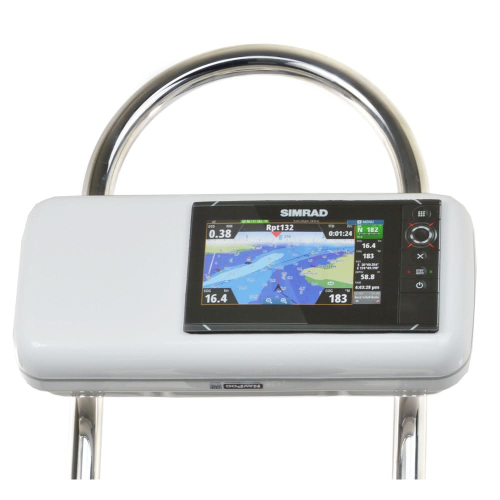 NavPod GP2506 SystemPod Pre-Cut for Simrad NSS7 evo2 or B&G Zeus7 w/Space On The Left for 12" Wide Guard - GP2506