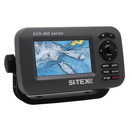 SI-TEX SVS-460C Chartplotter - 4.3" Color Screen with Internal GPS and Navionics+ Flexible Coverage - SVS-460C