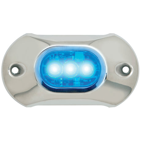 Attwood Light Armor Underwater LED Light - 3 LEDs - Blue - 65UW03B-7