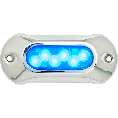 Attwood Light Armor Underwater LED Light - 6 LEDs - Blue - 65UW06B-7