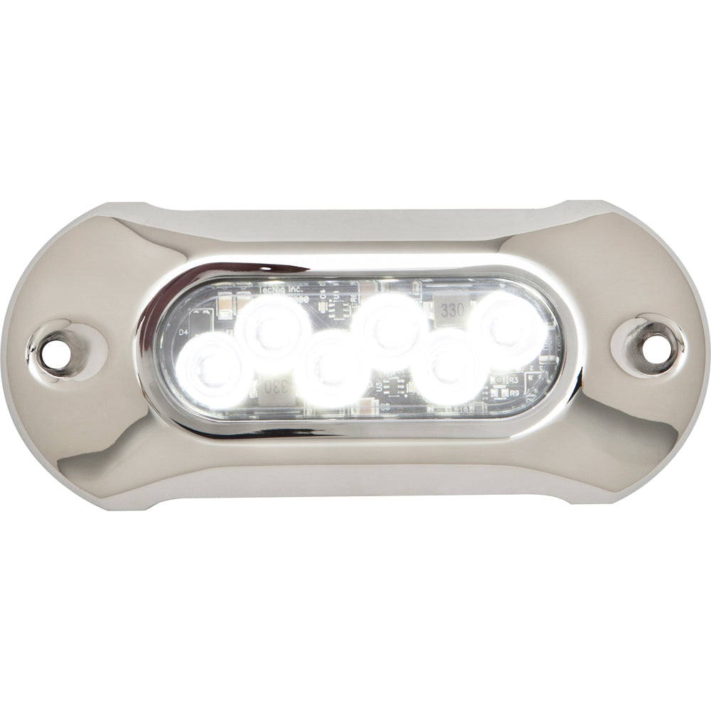 Attwood Light Armor Underwater LED Light - 6 LEDs - White - 65UW06W-7