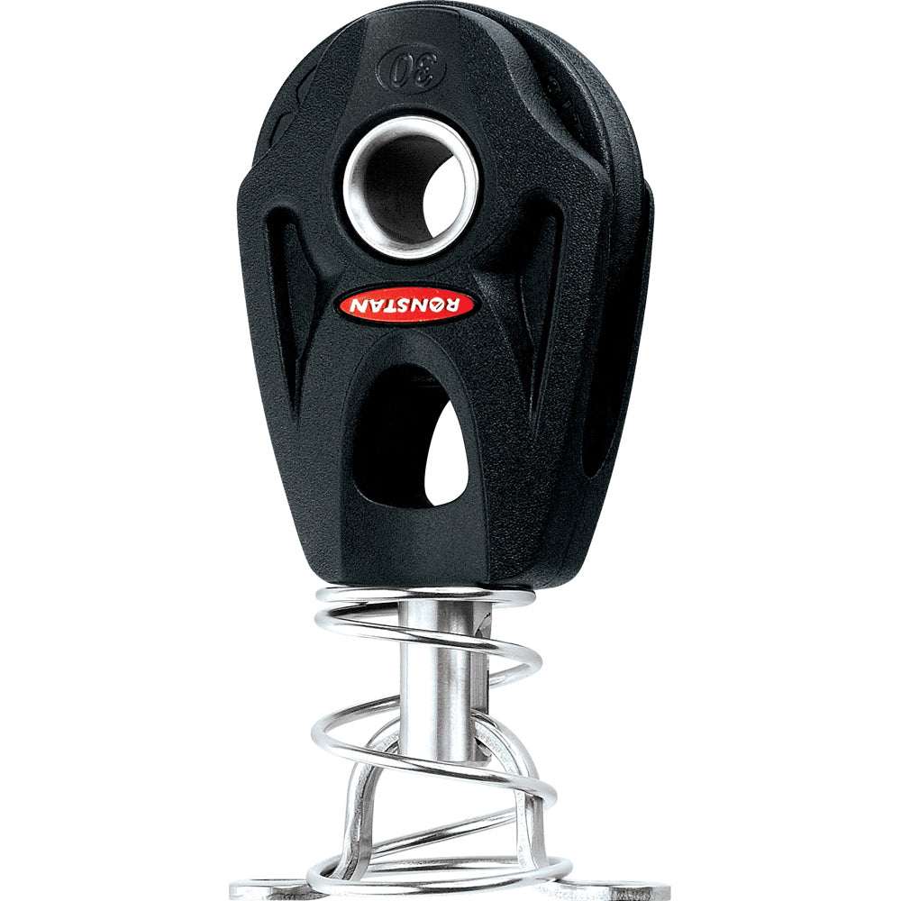 Ronstan Series 30 lightweight ball bearing orbit block with stand up swivel for sailing rigging