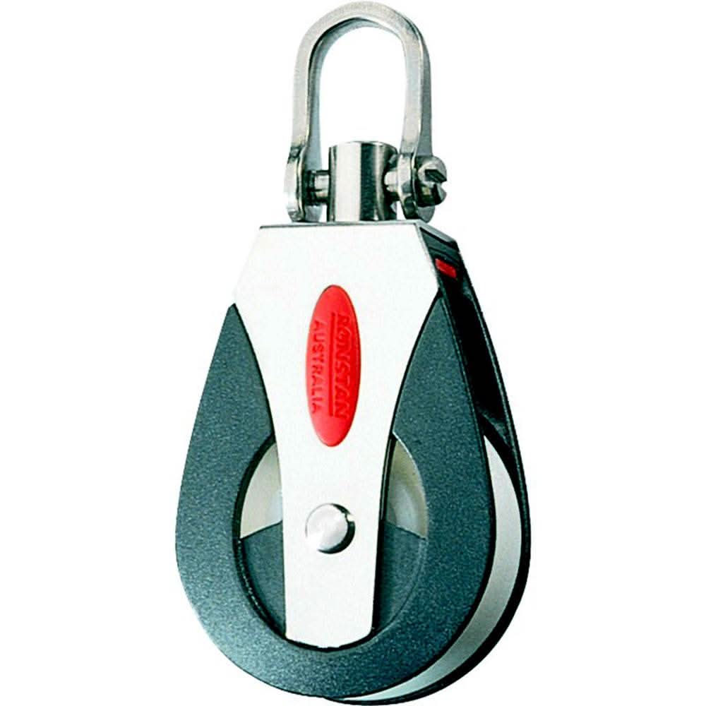 Ronstan Series 40 All Purpose Block single universal head with self-lubricating sheave and stainless steel fittings