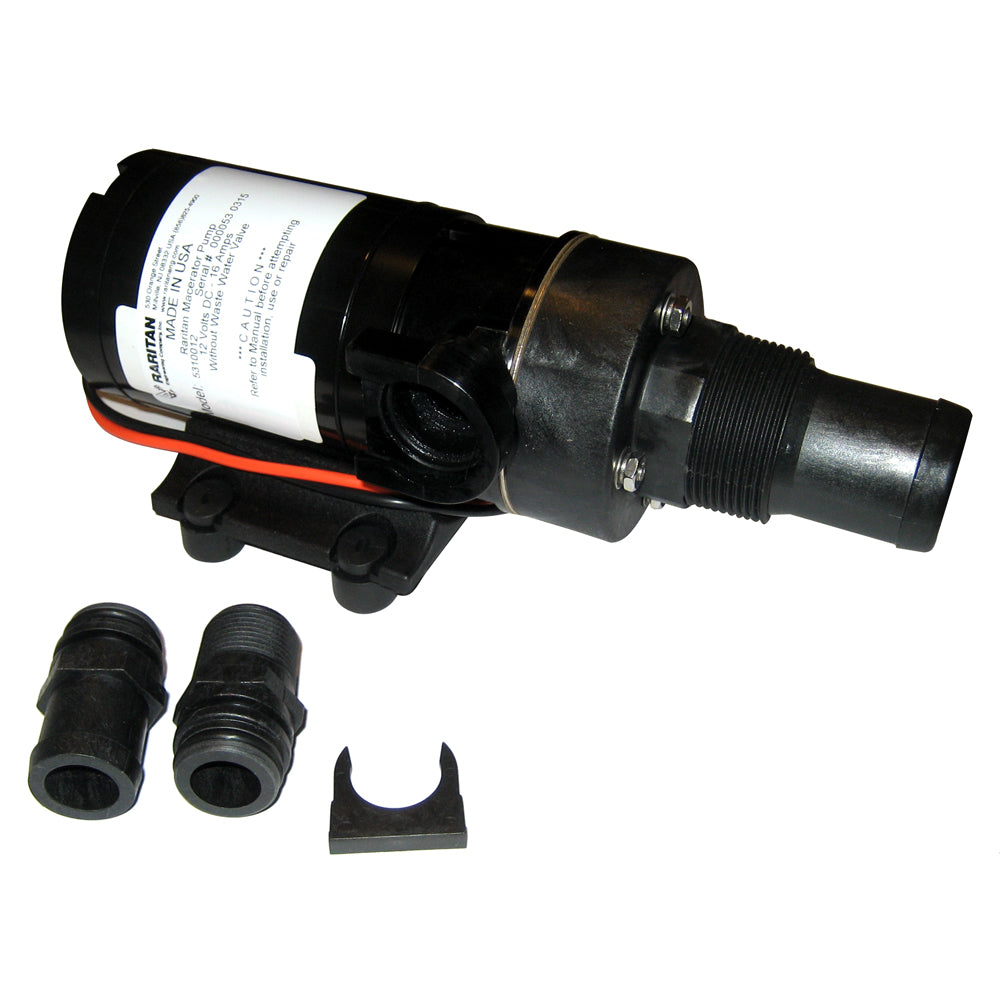 Raritan Macerator Pump - 12VDC with Barb Adapter - 5310012
