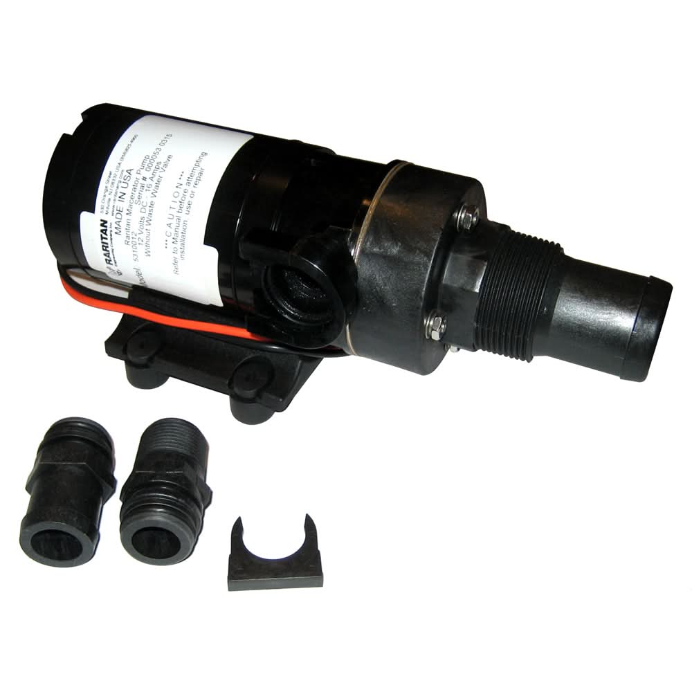 Raritan Macerator Pump - 12VDC with Barb Adapter - 5310012
