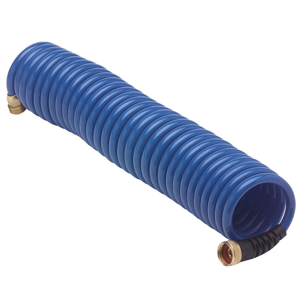 HoseCoil Blue Hose with Flex Relief - 25' - HS2500HP
