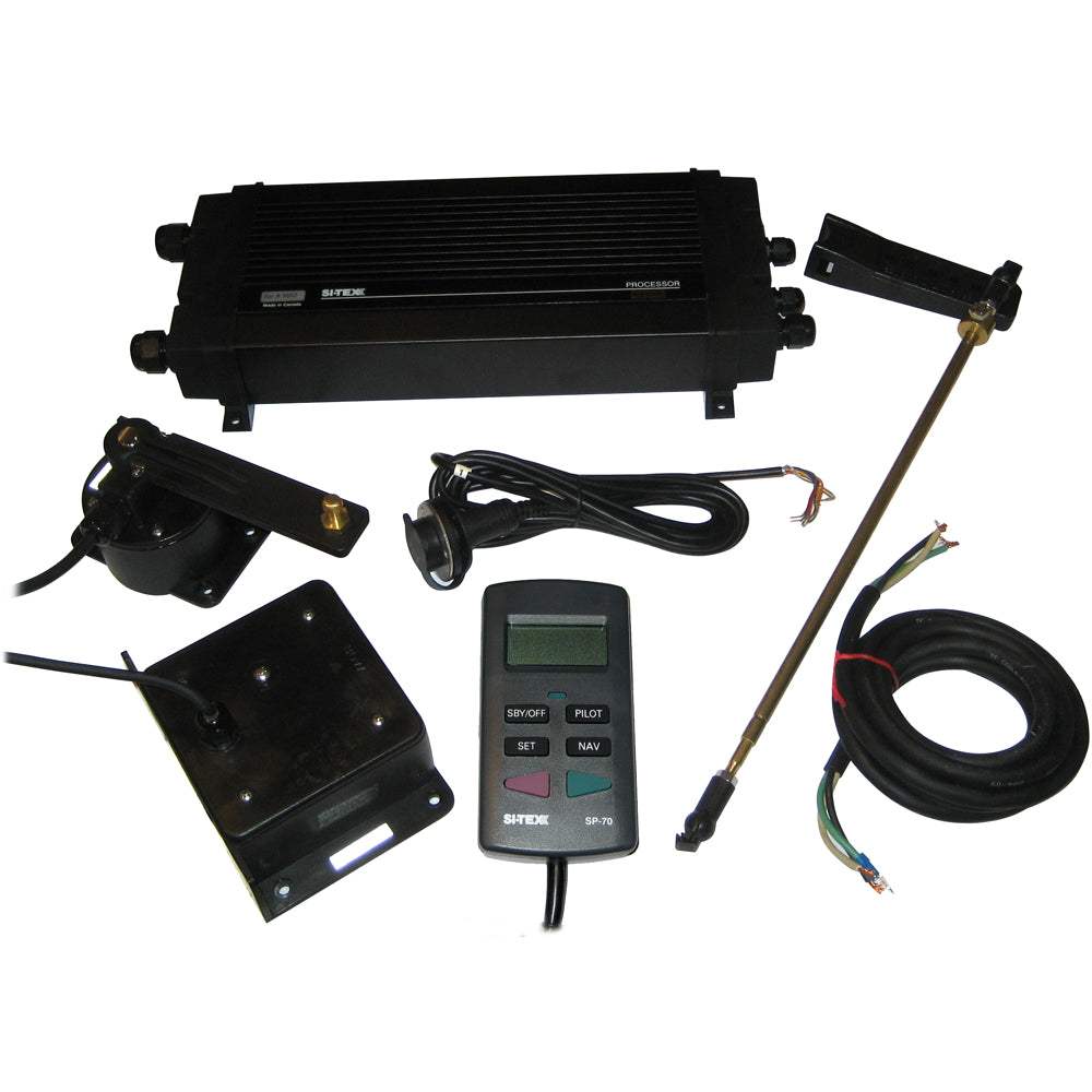 SI-TEX SP-70 Autopilot system with rotary feedback components for inboard boats, no drive included
