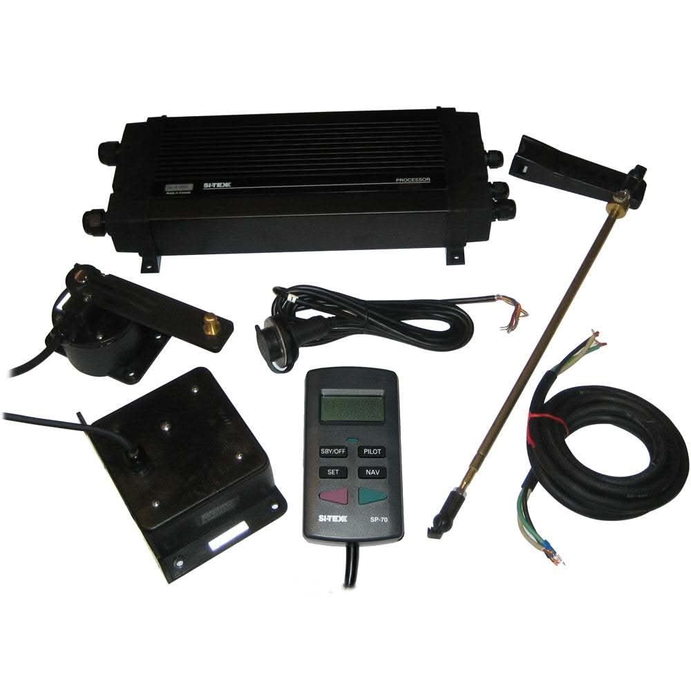SI-TEX SP-70 Autopilot system with rotary feedback components for inboard boats, no drive included