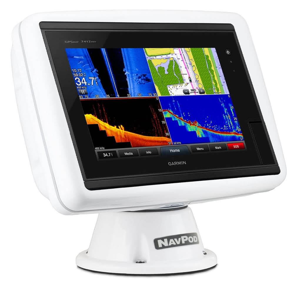 NavPod PP5200-12 PowerPod Pre-Cut for Garmin 7412, 7412xsv, 7612 & 7612xsv - PP5200-12