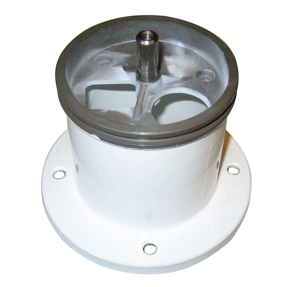 ACR RCL-50B Base metal mounting component HRSB1107 white circular base with central threaded post