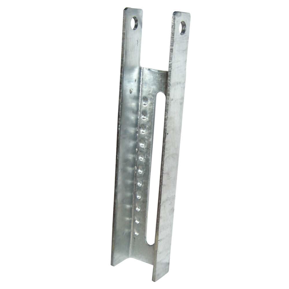 C.E. Smith Vertical Bunk Bracket lanced galvanized steel 9-1/2 inch adjustable bunk mount for boat trailers