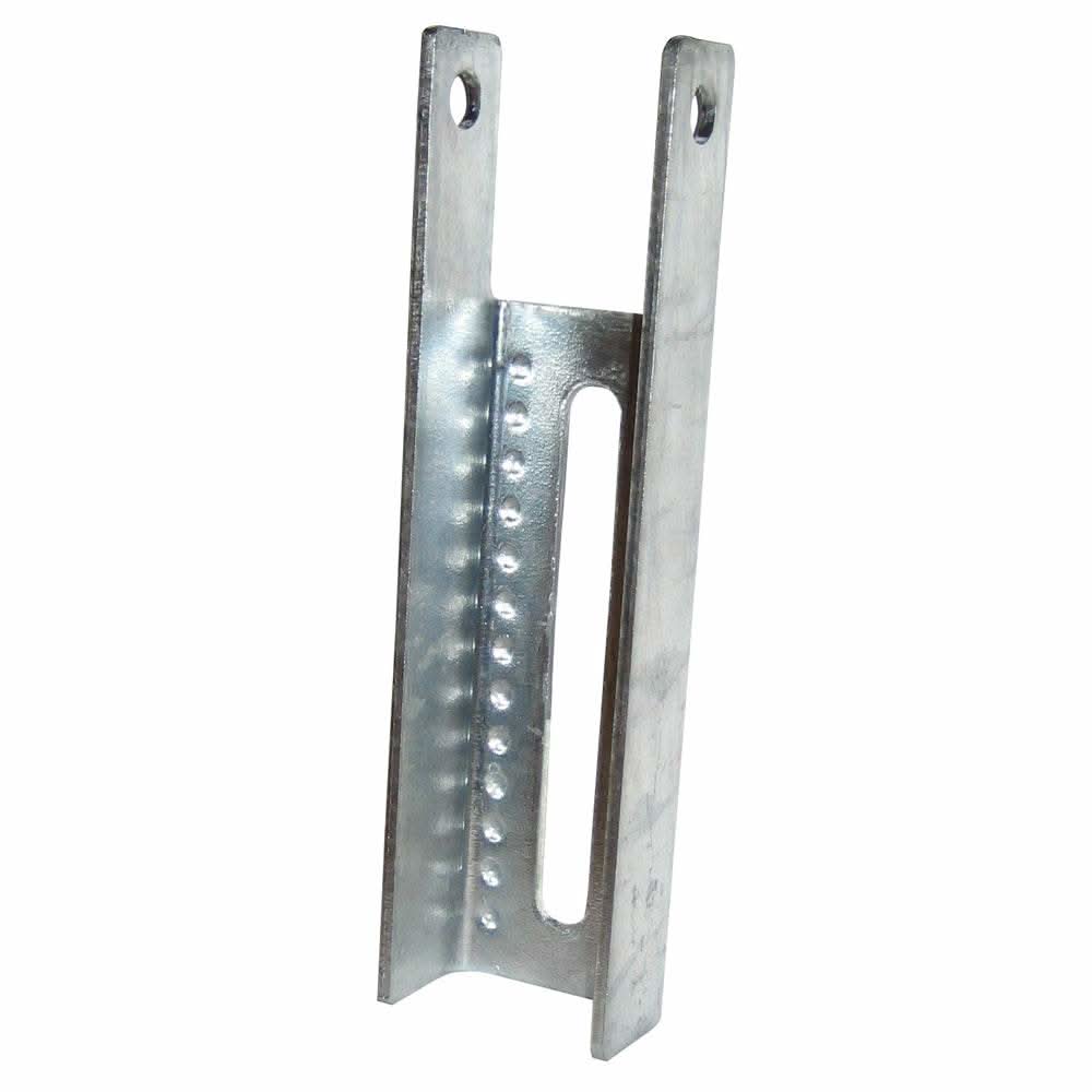 C.E. Smith Vertical Bunk Bracket dimpled 7-1/2 inch galvanized trailer boat bracket