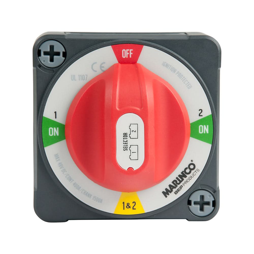 BEP Pro Installer 400A EZ-Mount Battery Selector Switch (1-2-Both-Off) - 771-S-EZ