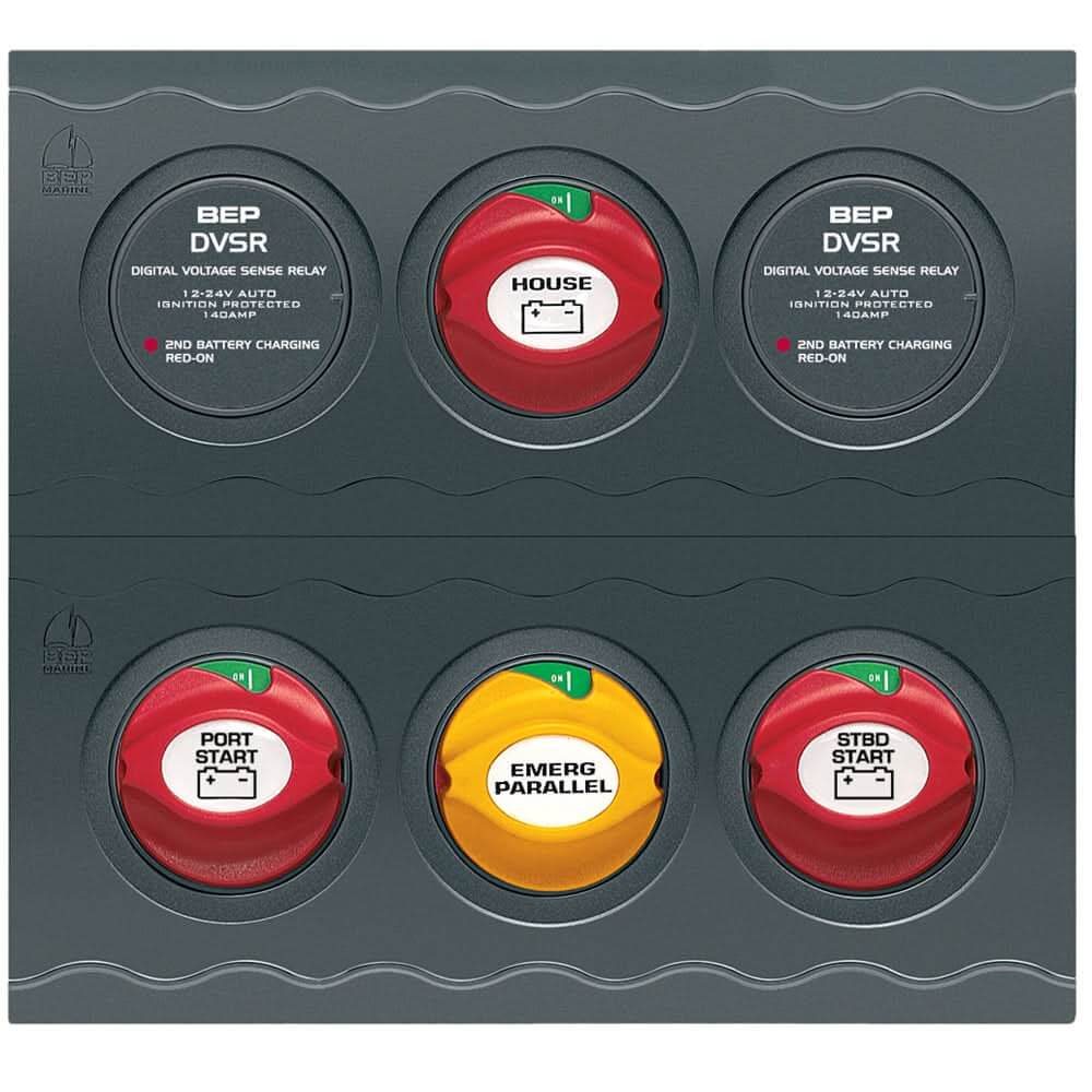 BEP Battery Management Contour Connect Panel f/Twin Engines w/VSR's - CC-803N