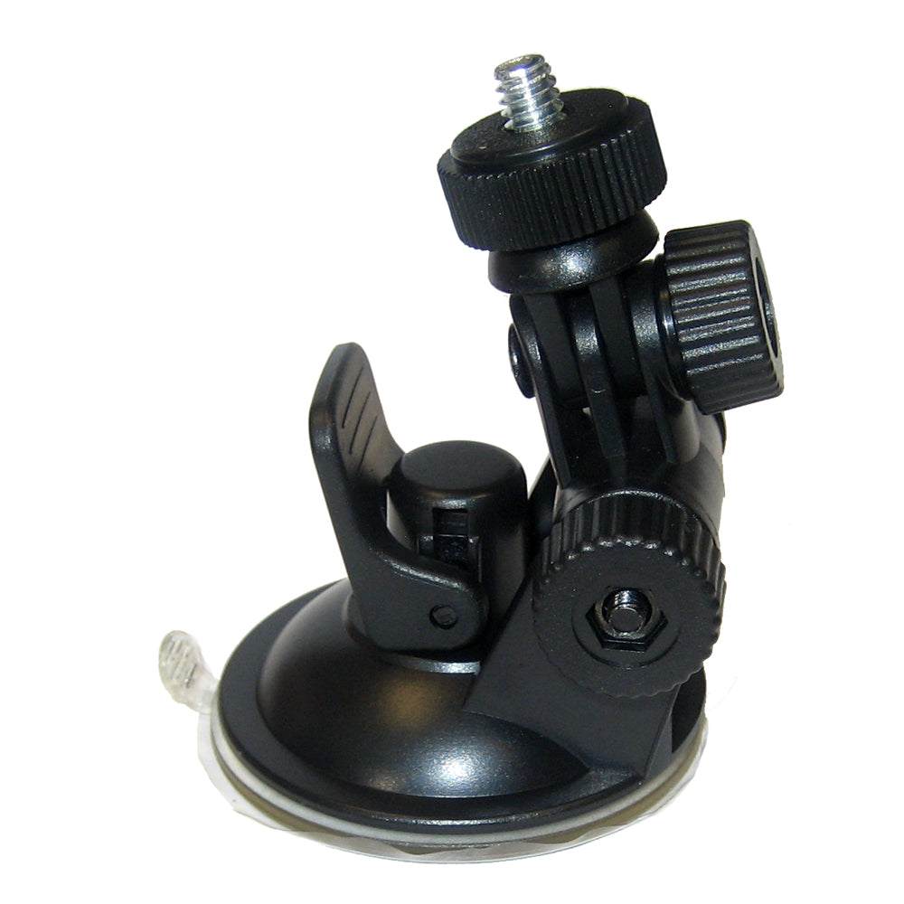HawkEye FishTrax adjustable mounting bracket with suction cup for fish finder on kayaks and boats
