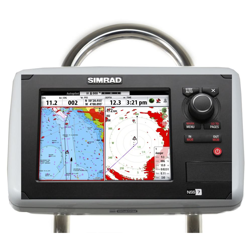 NavPod GP1807 SailPod Pre-Cut for Simrad NSS7B&G Zeus T7 for 9.5" Wide Guard - GP1807